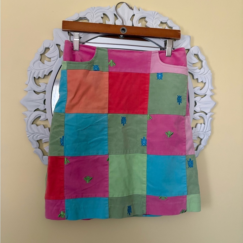 Lilly Pulitzer Patchwork Mini Skirt - EUC